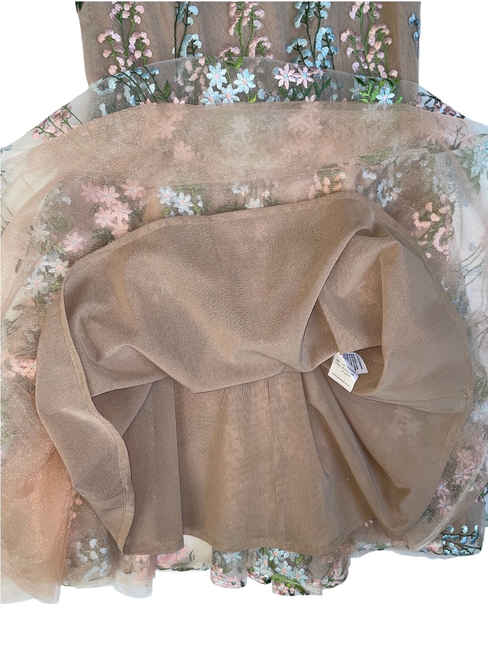 Bronx and Banco Isola Embroidered Floral Mini Dress - Picture 10 of 12